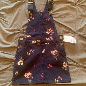 NWT H&M Floral Skirtalls Size:5-6